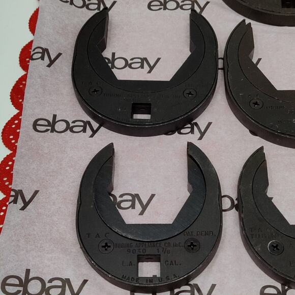 (11) TAC Tubing Appliance Ratcheting Crowsfoot 1/2 & 3/8” Drive **READ** - Picture 5 of 7